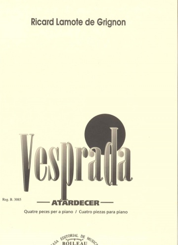 Vesprada (Four pieces for piano)