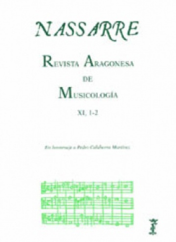 Nassarre. Revista Aragonesa de Musicología, XI, 1 y 2