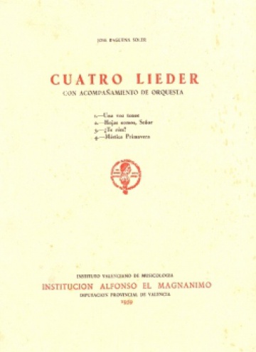 Cuatro lieder