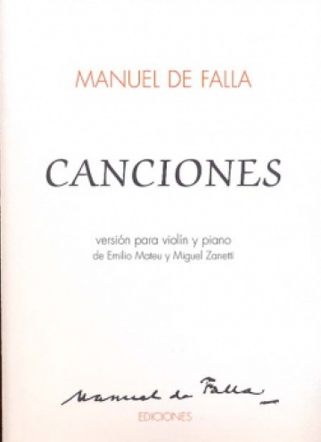 Canciones para violin y piano