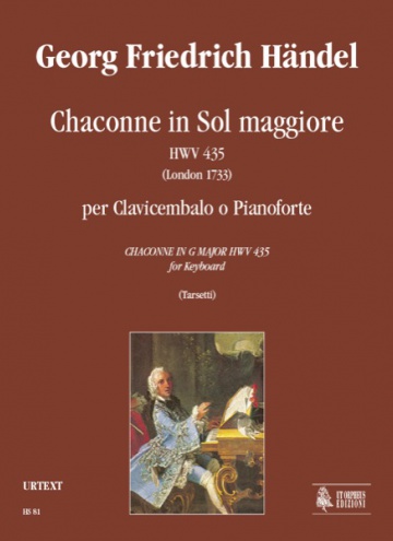 Chaconne in G maj HWV 435 (London 1733) for Keyboard, de George Frideric Handel