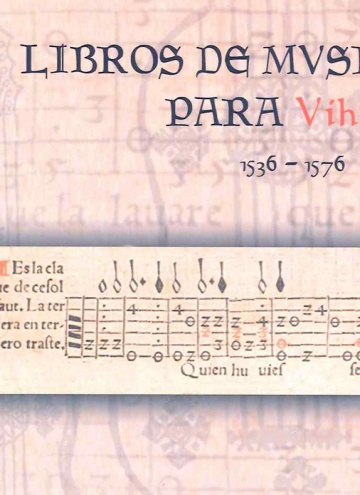 Libros de música para vihuela