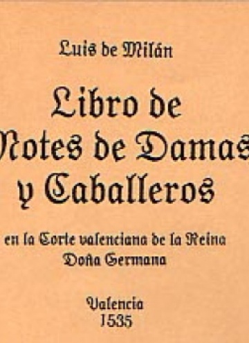 Libro de motes de damas y caballeros