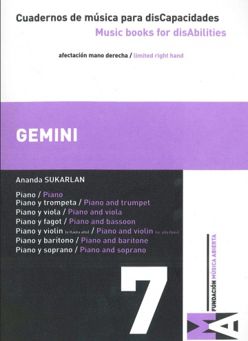 Cuadernos de Música para discapacidades vol 7 - Gemini