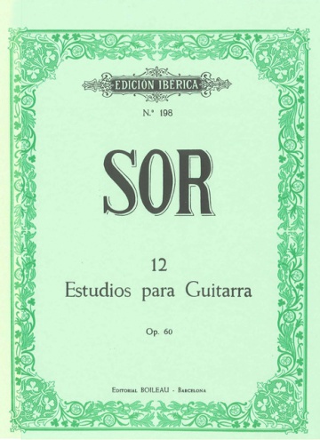 12 Studies for guitar, op.60