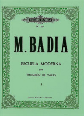 Método trombón de varas Vol.I, by Miguel Badia