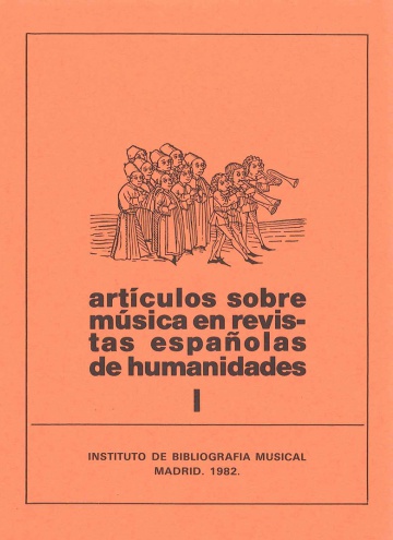 Artículos de música en revistas españolas de Humanidades