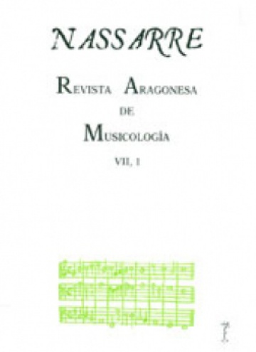 Nassarre. Revista Aragonesa de Musicología, VII, 1