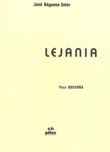 Lejanía, for guitar