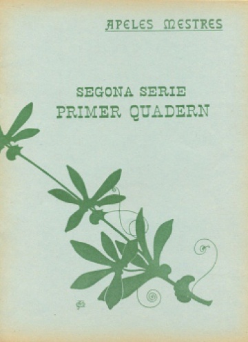 Cançons - Segona serie - Primer quadern