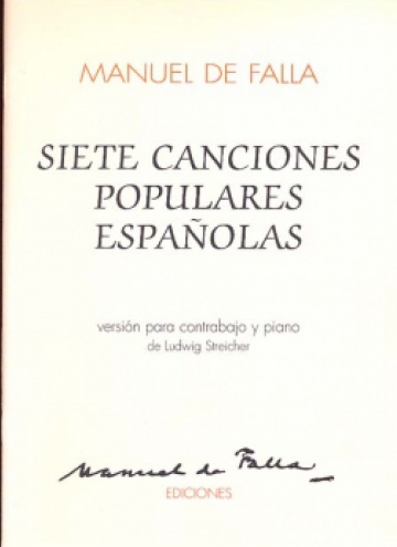 Siete canciones populares españolas (contrabaix i piano)