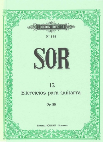 12 Exercises for guitar, op.35