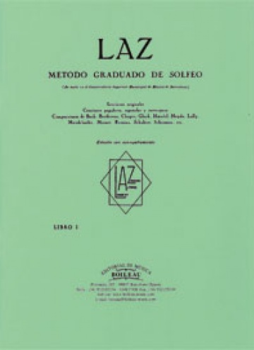 LAZ. Método de solfeo 1º acompañamiento, by Lambert/Alfonso/Zamacois