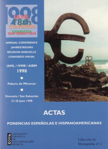 Actas del 18º Congreso de la Asociación Internacional de Bibliotecas Musicales