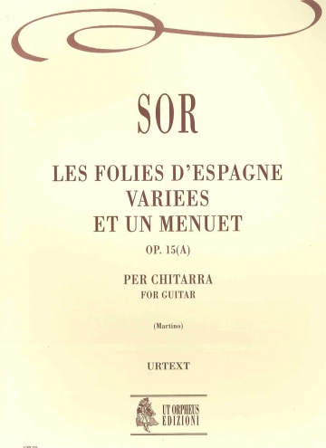 Les Folies d’Espagne variées et un Menuet op. 15(a) for guitar