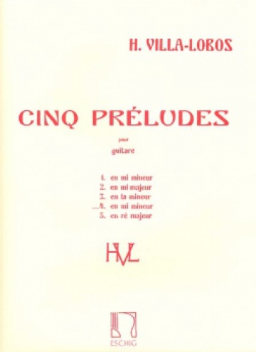 Prelude nº 4, for guitar