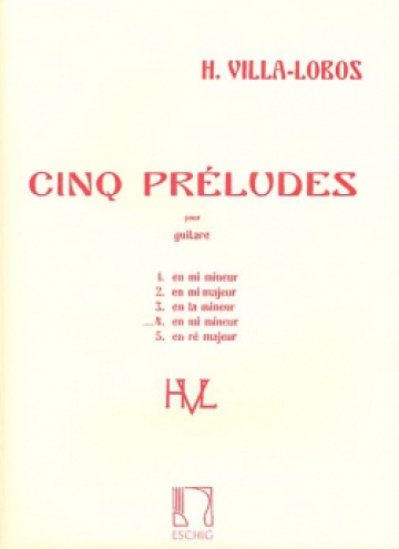 Preludio nº 4, para guitarra