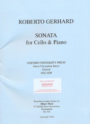 Sonata for Cello and Piano