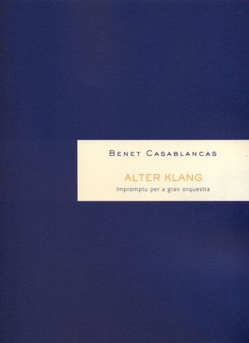 Alter Klang, impromptu para orquesta