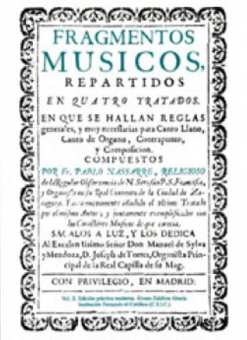 Fragmentos músicos (1683, 1700), II: edición práctica moderna