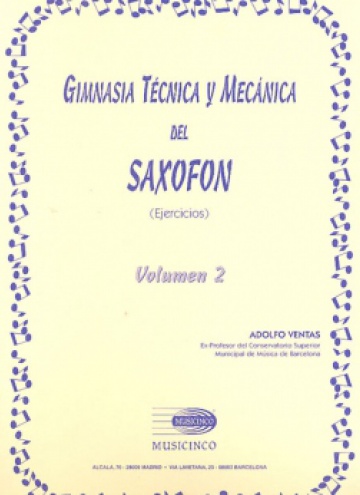 Gimnasia técnica y mecánica del saxofón (vol. 2)