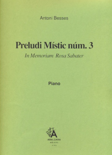 Preludi místic núm. 3, per a piano