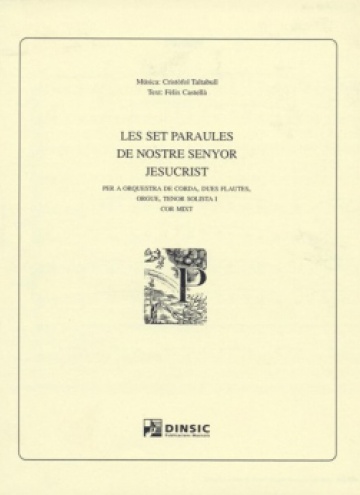 Les set paraules de Nostre Senyor Jesucrist (partitura de butxaca)