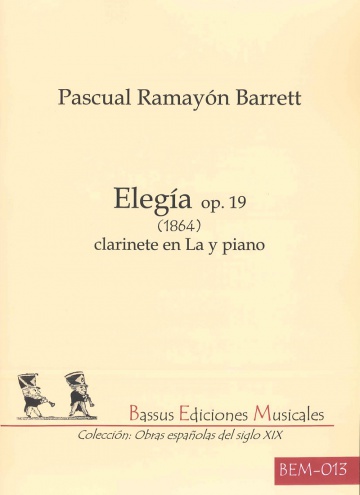 Elegía op. 19 (1984) for clarinet in A and piano