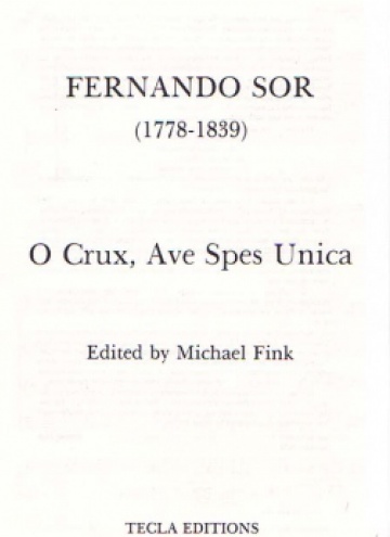 O Crux, Ave Spes Unica