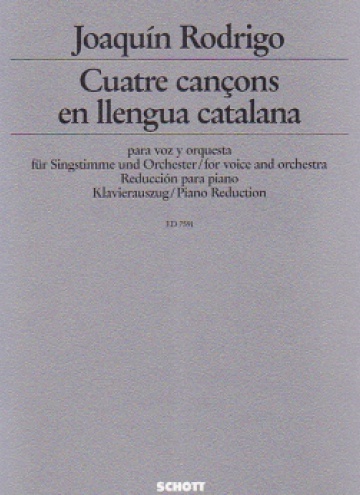 Quatre cançons en llengua catalana