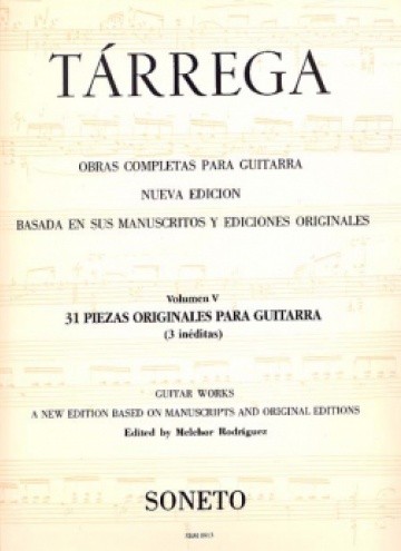 Obra completa para guitarra vol.V (31 piezas originales para guitarra)