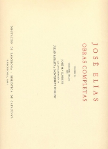 Complete Works, vol. IIA