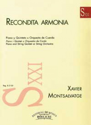 Recóndita Armonía, by Xavier Montsalvatge