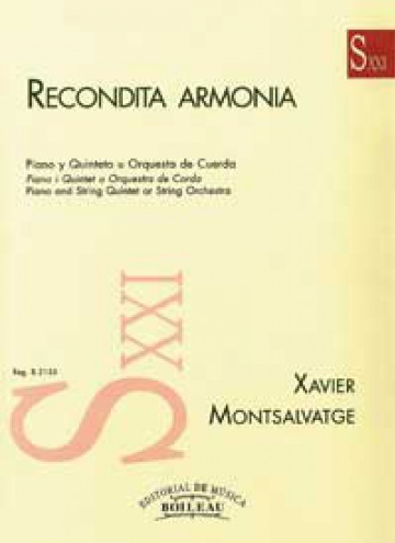 Recóndita Armonía, de Xavier Montsalvatge