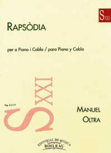 Rapsodia. Piano y cobla, de Manuel Oltra